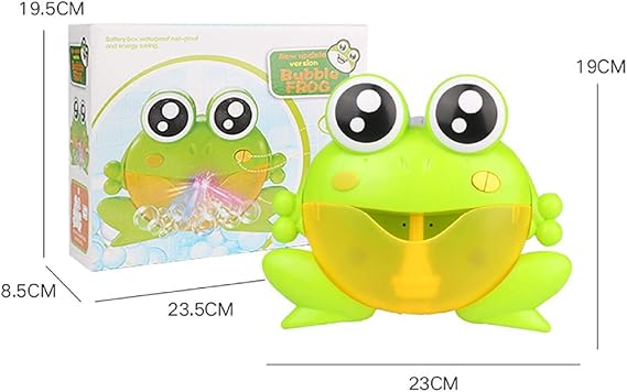 frog bubble machine bath