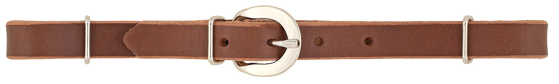 Weaver Leather Straight Bridle Leather Curb Strap, Rich Brown, 5/8