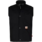 BOCOMAL FR Jacket Insulated Flame Resistant Duck Hooded Coat Outwear&Vest Light Water Repellent and Oil Resistant.