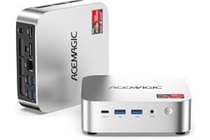 ACEMAGIC K1 Mini PC AMD Ryzen 4300U 16GB DDR4 1TB SSD Mini Computers (Turbo 3.7GHz), Win 11 Pro Radeon 4K Triple Display Desktop Computers 3.2USB-C Max 28W, VESA GbE/WiFi/BT Education/Business Office