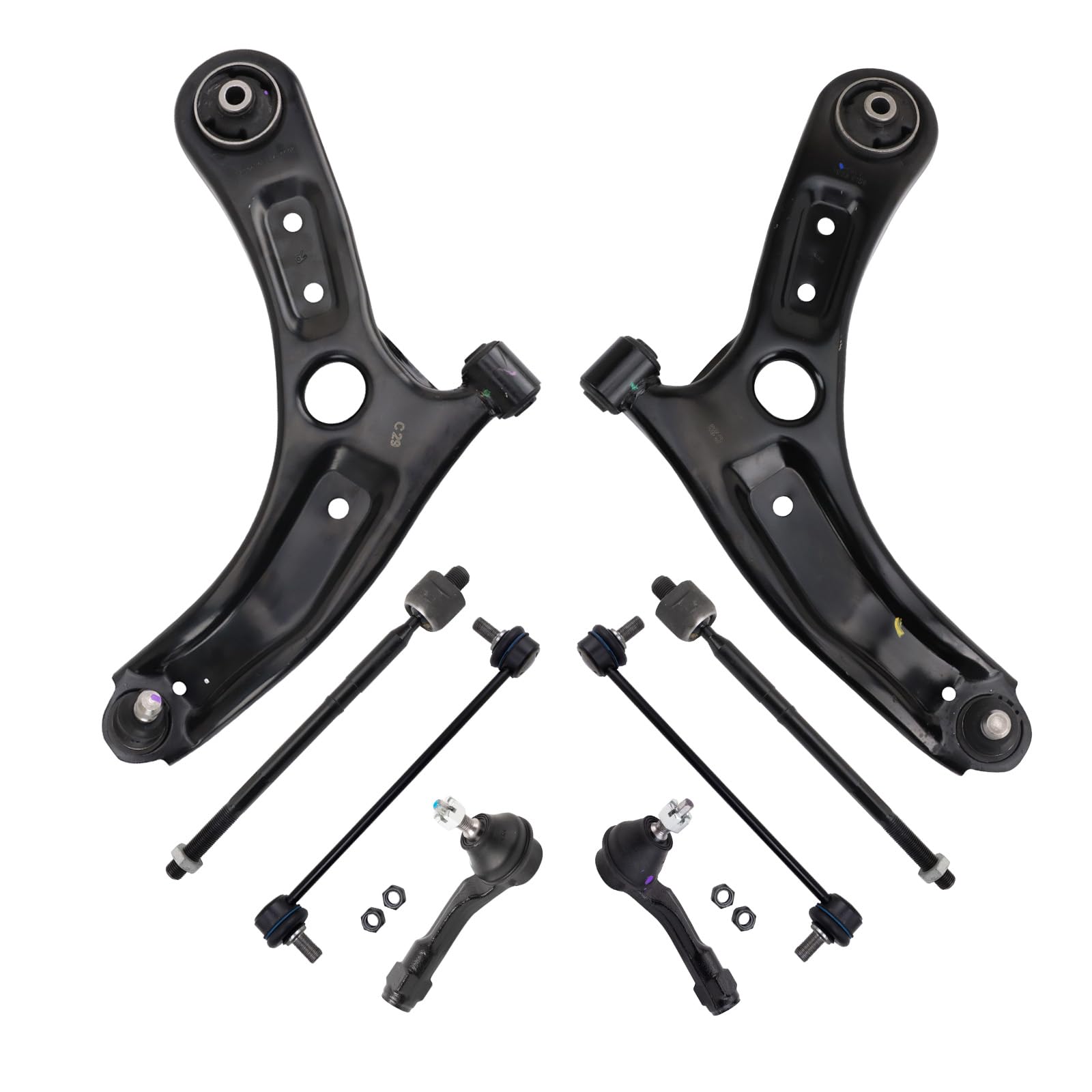 TRQ Front Steering & Suspension Kit Compatible with