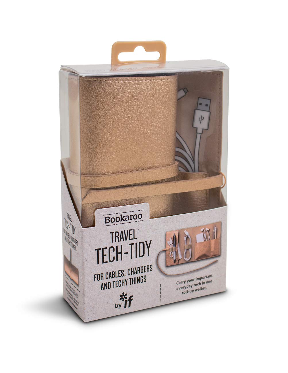 IF 41005 Bookaroo Travel Tech-Tidy - Metallic Copper — image 1