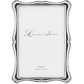 Lawrence Frames 710246 Silver Metal Romance Picture Frame, 4 by 6-Inch, Silver