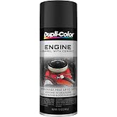 Dupli-Color Engine Paint with CERAMIC, Semi-Gloss, Black, 12 oz