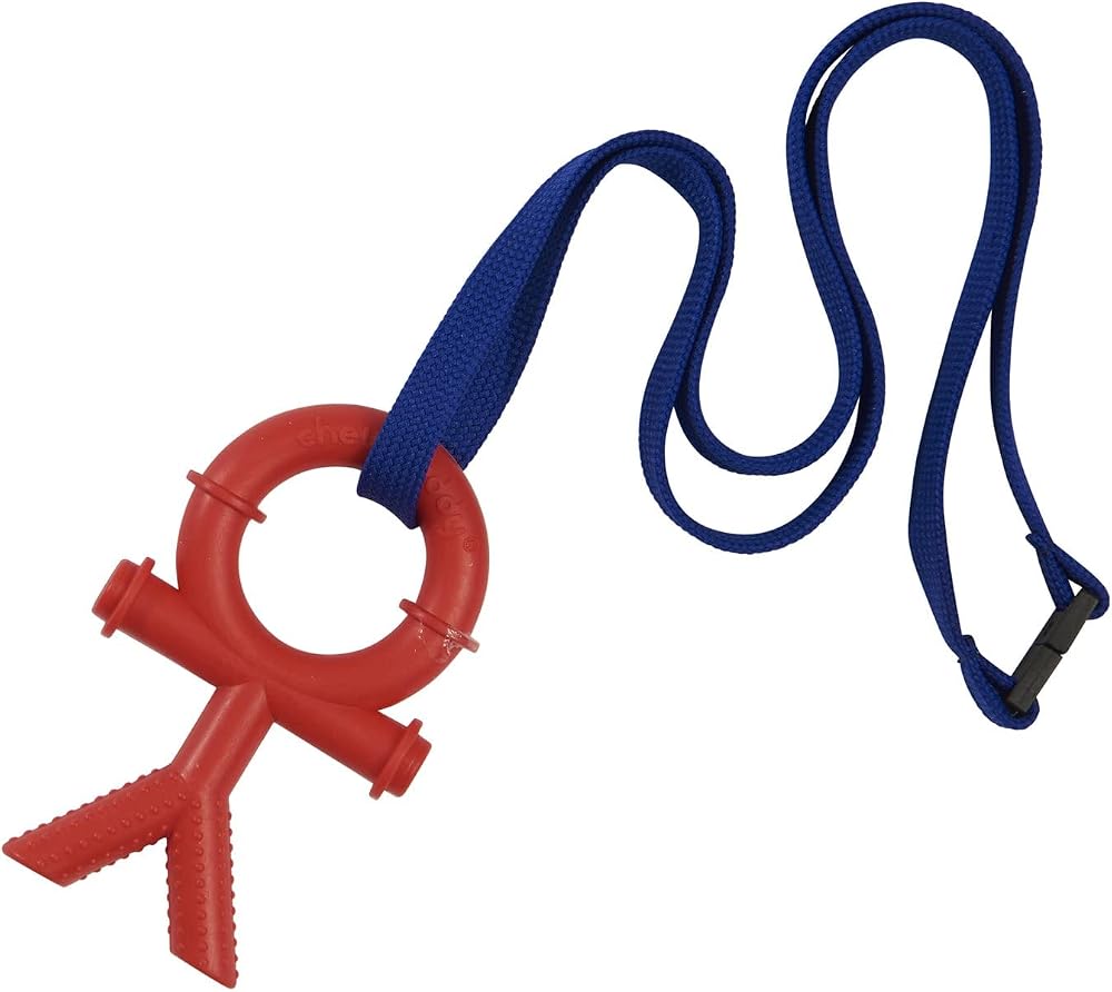 Chewbuddy Sensory Direct Chewbuddy Stickman & Lanyard Red Pack of 1