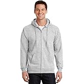 Port & Company Men's Tall Ultimate Full Zip Hooded Sweatshirt