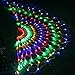 Fuloon 8 Modes 3 Meter x 0.8 Meter 504 LED Colorful Indoor/Outdoor Net Peacock Web Light