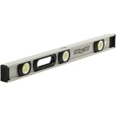 CHANNELLOCK 24-Inch, Professional-Grade Aluminum I-Beam Level with 3 Vials, 5100-0024