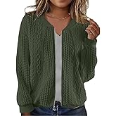 kipfall Women's Zip up Sweatshirt Jacket Stand Collar Hoodless Outerwear Casual Coat with Pockets