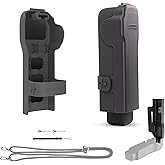 Shaluoman Cover Case for DJI Osmo Pocket 3,Full Protection Portable Case with Magnetic Storage Slot Gimbal/Lens/Screen Protector Upgraded Pocket 3 Accessories