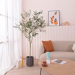 Artificial Olive Tree for Living Room Decor, 6FT
