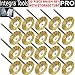 Integra; RT- 20BW 20PC Brass Bristle Wheel Brushes Accessories For Rotary Tools