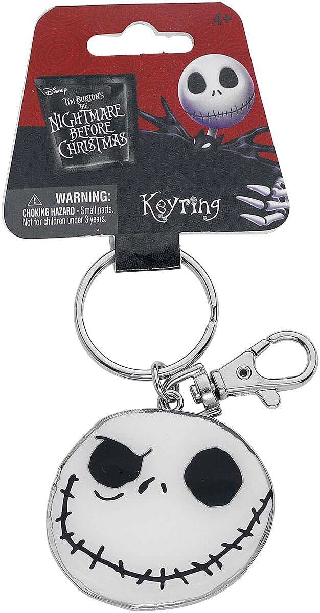 Marvel The Nightmare Before Christmas Pewter Key Ring: Jack Good Day/Bad Day