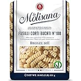 La Molisana Fusilli Corti Bucati N&deg;108 Pasta, 16 oz, Premium Italian Durum Wheat Semolina, High Protein 14%, Bronze Die Cut Spiral Pasta for Superior Sauce Grip, Perfect Al Dente Texture, Ideal for Pasta Salads &amp; Rich Sauces, Made in Italy