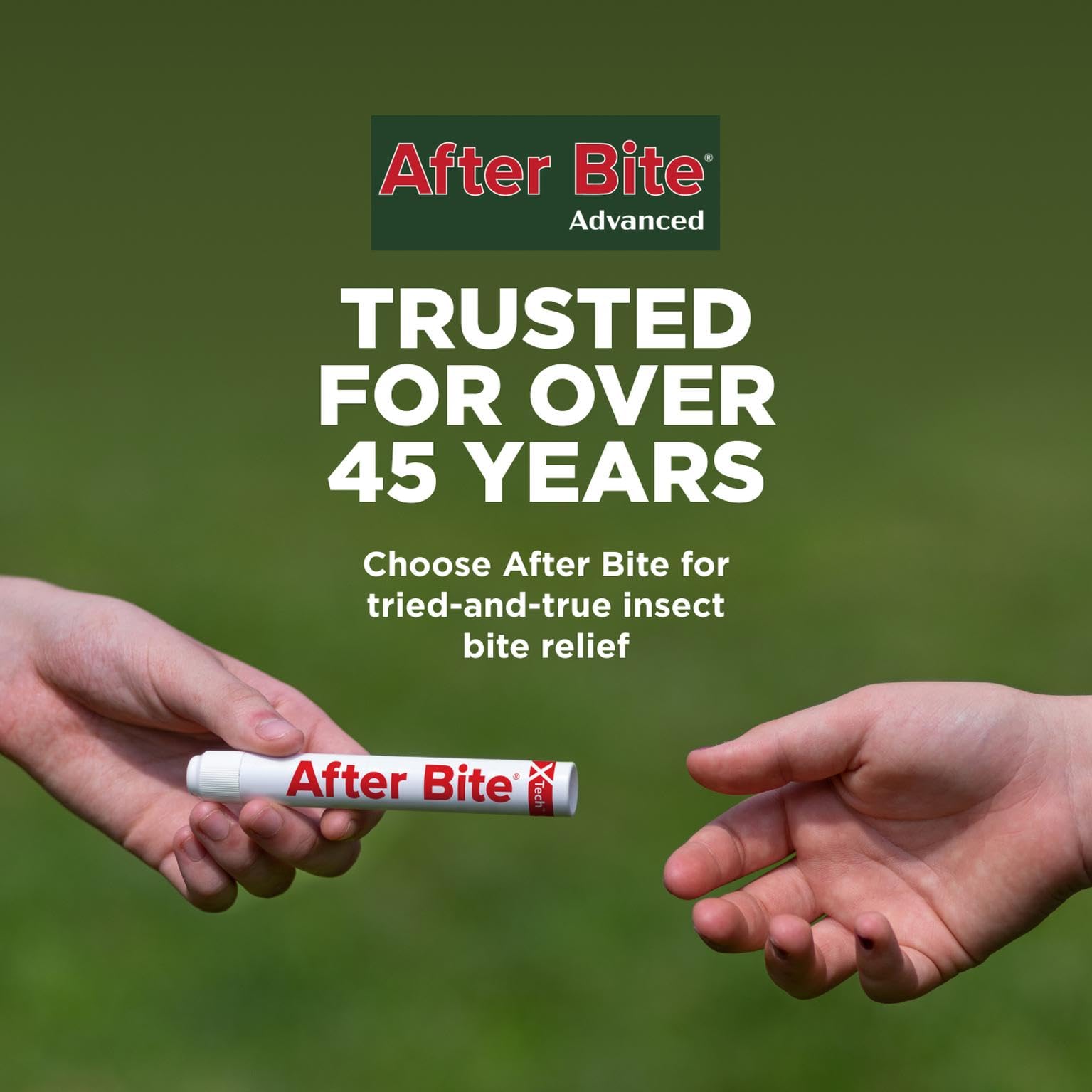 After Bite Advanced Formula - Itch Relief with Sodium Bicarbonate - Ideal for Mosquito & Fire Ant Bites, Bees & More - Portable Pen Applicator - 0.5 oz (4 Pack)
