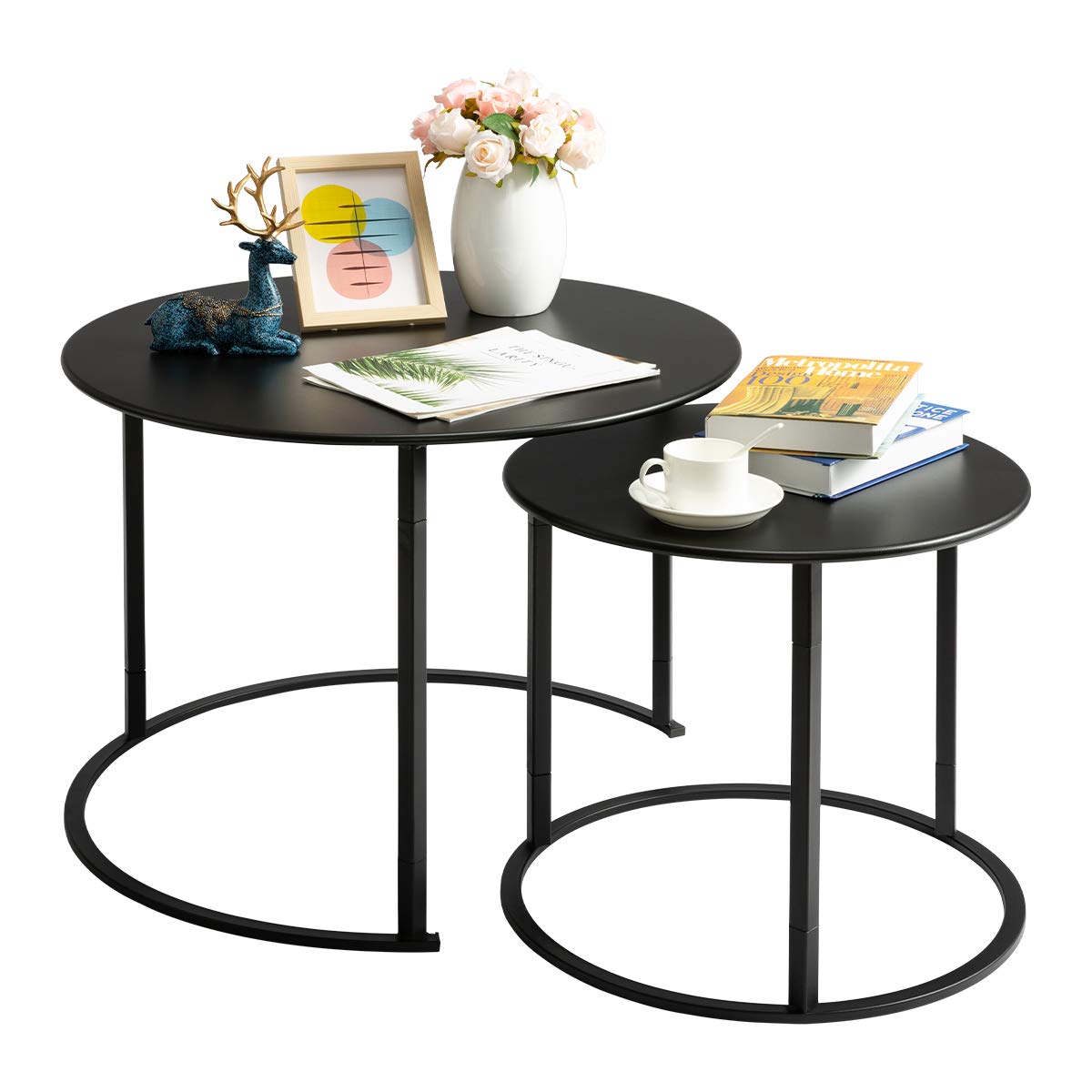 Best black end table amazon