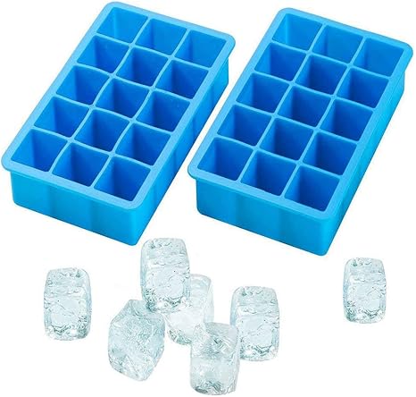 Amazon Wangten 2点セット 製氷皿 シリコン 氷アイストレー 氷モールド 製氷器 キッチン用 保存容器 取り出しやすい 3 5cm氷 製氷皿 オンライン通販