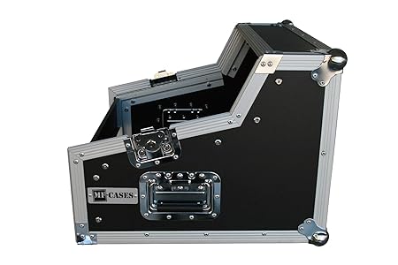 Winkelrack 3/7/4 HE Flightcase Mixercase 4 HE DJ-Rack Case Winkelcase CD Player