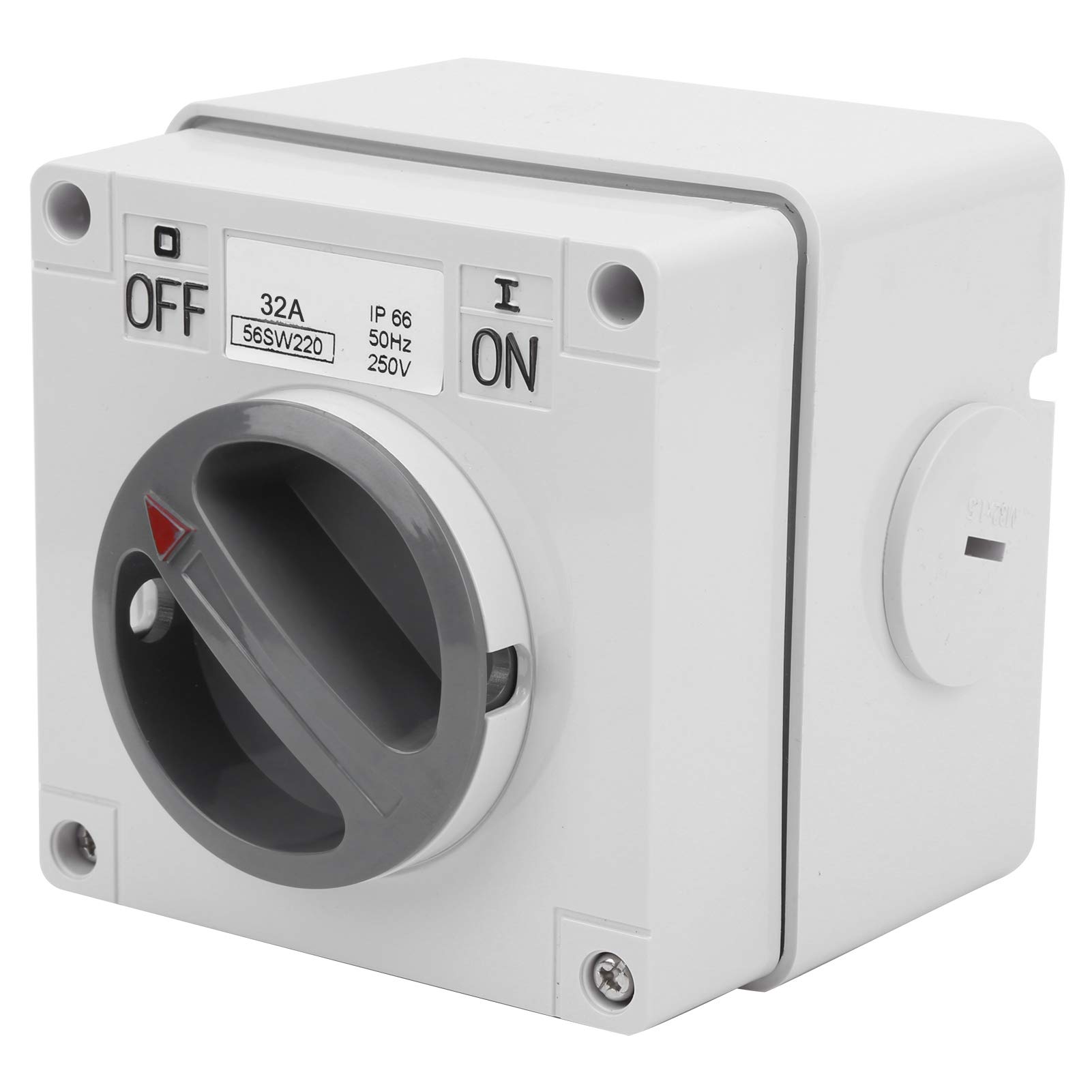 Socobeta Rotary Outdoor Waterproof On‑Off Isolation Switch for Outdoor Venue(2P32A) Electrical and Engineering