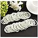 Hamosky Rubber Band Paper Bills Dollars Money Elastic Stretchable Bands 500Pcs，Size 38mm /1.49 Inches (White)