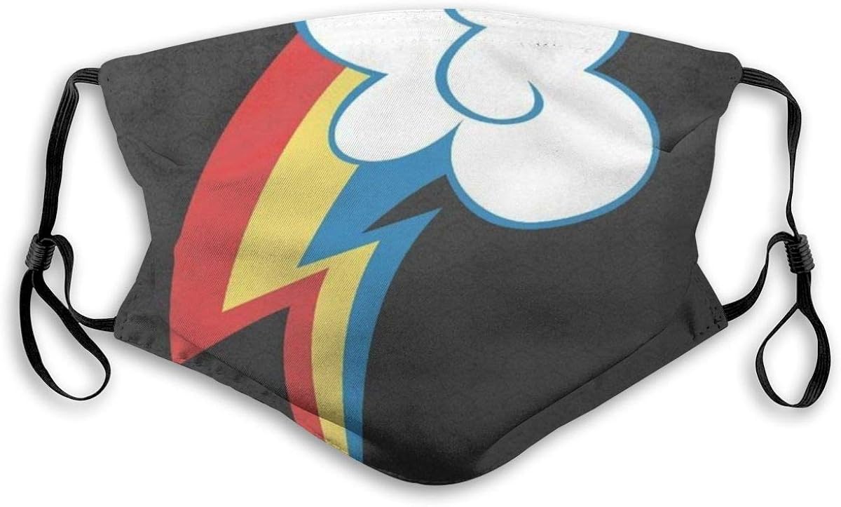 Face Mask, Rainbow Dash Cutie Mark Interest Dust Mask, Reusable Anti Dust Pollution Mouth Mask, Custom Mouth Mask