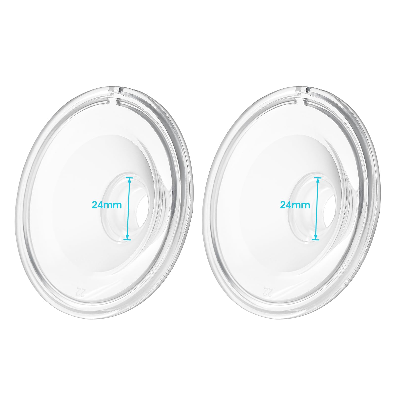 Photo 1 of Belmikal Silicone 24mm Flange Compatible with Momcozy/Tsrete/Kmaier Wearable Breast Pump,24mm Shield/Flange Replacement, Use with Wearable S9|S10|S12|S9 Pro|s12 Pro Pump Parts/Accessories
