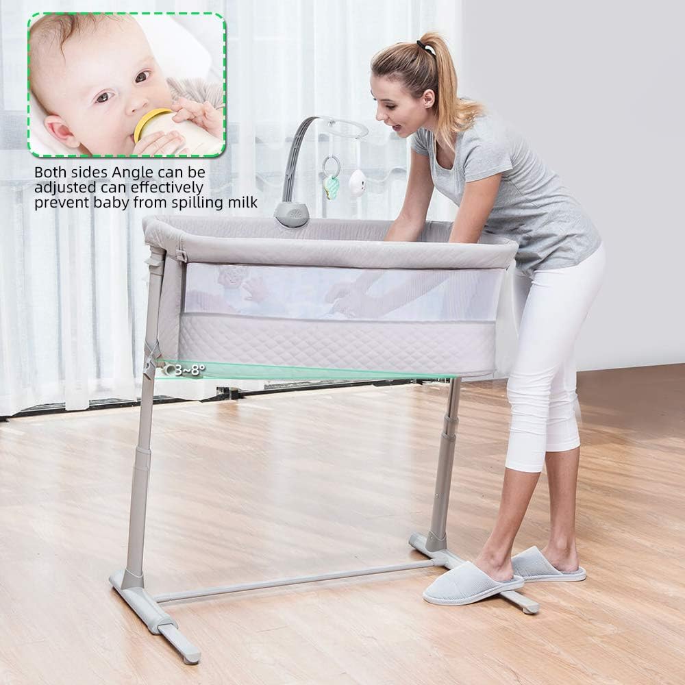 baby bassinet ronbei bedside sleeper