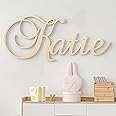 Custom Personalized Wooden Name Sign 12-55" WIDE - KATIE Font Letters Baby Name Plaque PAINTED nursery name nursery decor woo