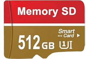 512GB Micro SD Card Memory Cards with Adapter High Speed Card Memory Card for Android Smartphone/Secure Camera/Tablet/Car Nav