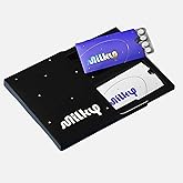 Milky Lactose Intolerance Pills - 10,800 FCC - Dairy Relief for Lactose Intolerance - Lactase Enzyme Tablets - Portable Credit Card Sleeves - Bloating & Gas Relief (48 Count Astral Violet)