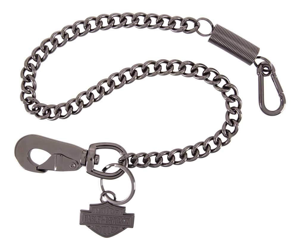Buy HarleyDavidson Men's metal Bar & Shield 25 inch Wallet Chain