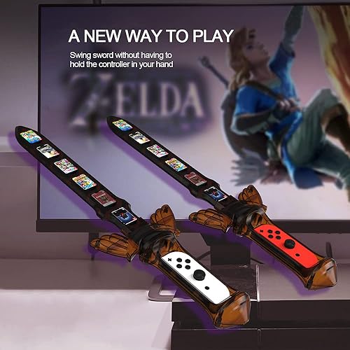 JDDWIN Nintendo Switch Sports Game Accessories for Zelda Sword for