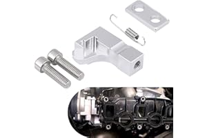 Anyhut 5 PCS Car Intake Manifold Repair Bracket, Aluminum Alloy P2015 Code Repair Bracket Kit, Replacement Parts 03L129711E, Compatible with Volkswagen Audi Skoda (Silver)