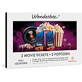 Wonderbox Regal Movie Gift Box, 2 Tickets and 2 Popcorn, Movie Night Experience for 2, Valid at 425 Locations