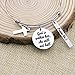 Girls Bangle Christian Bracelet Stainless Steel Minimalist Simple Charm Jewelry God is Within Her She Will Not Fail