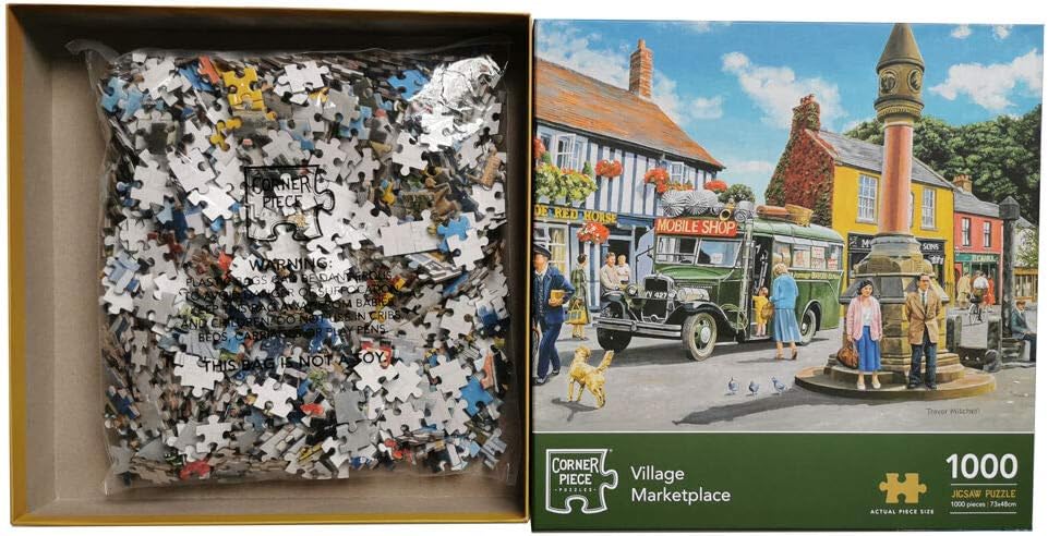 New Sealed Corner Piece Puzzles Jigsaw 1000 Pieces Premium Quality - Recall of the Beautiful Days by Bao5 Local UK Seller (Village Marketplace) - Image 3
