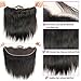 Pizazz Brazilian Straight Hair 3 Bundles With Closure 9A Unprocessed Virgin Human Hair Bundles with Free Part Closure (18 20 22+16)