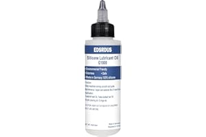 EDISON F Edsrdus Easy to Apply Silicone Oil G-1000 Treadmill Belt Lubricant for All Treadmill Brands Reduce Noise Keep Machine Running Smooth, 100% Made in Germany 4OZ/120ml, 13.4OZ/400ml