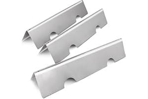 BURLY GRILL 7635 Flavorizer Bars for Weber Spirit 2 Parts E210 Flame Guards Replacement for Spirit GS4 II & I S210 E215 E220 S220 Gas Grill Heat Shields 15.3"