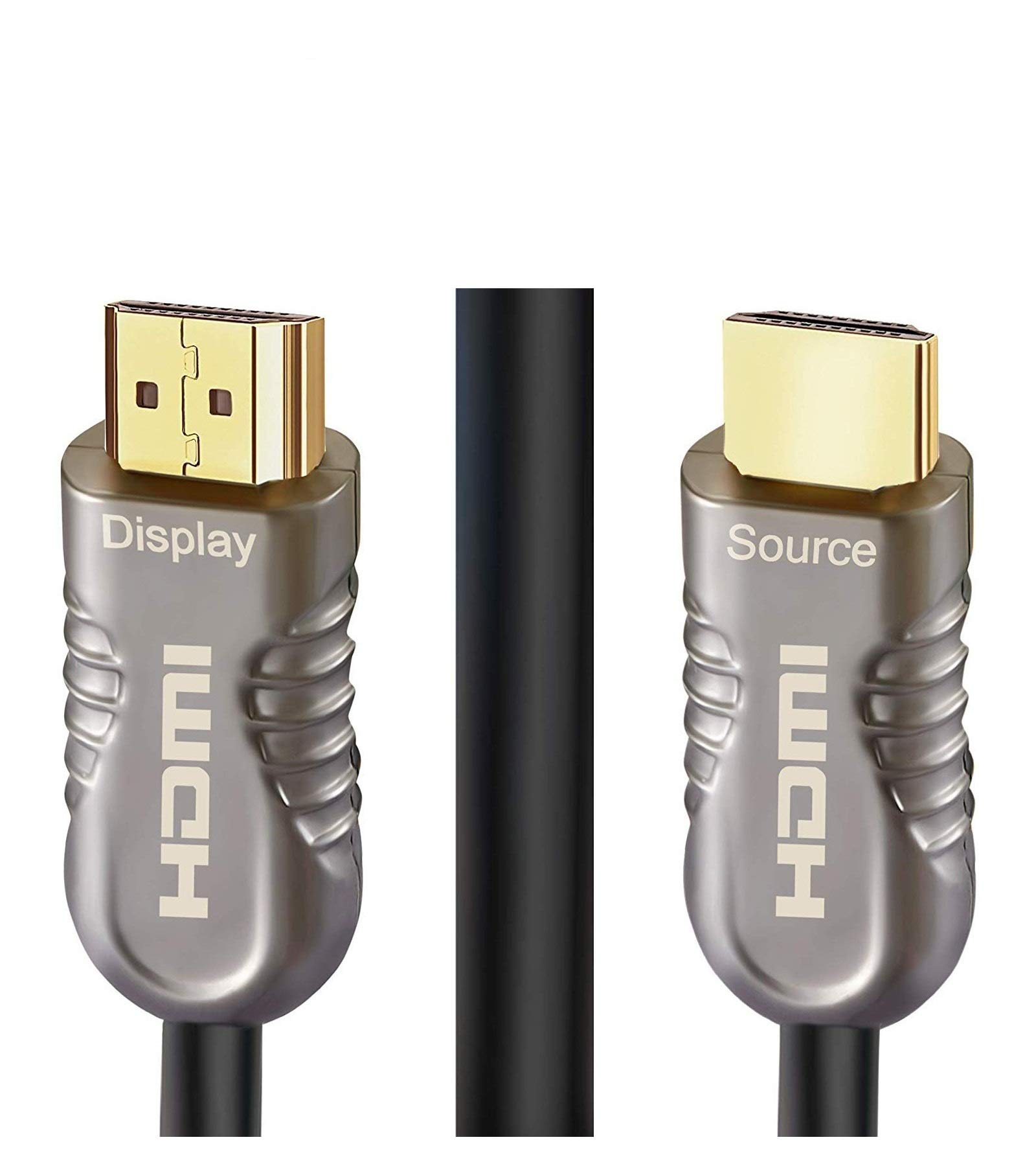 IBRA 4K Fiber Optic HDMI Cable 12M HDMI Lead-Ultra High-Speed 18Gbps v2.0b Cord Support 4K@60Hz, 4:4:4, 3D/ 4K HDR HDCP 2.2, Video UHD 2160p, HD 1080p, Roku Box, Xbox One X, Home Theater, PS4, PS3