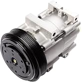 ECCPP AC Compressor for Ford for F-150 for F-250 for F-350 4.9L 1990-1995 | for Ford F-53 Motorhome Chassis 1988-2025 Fast Cooling AC Compressor with Clutch