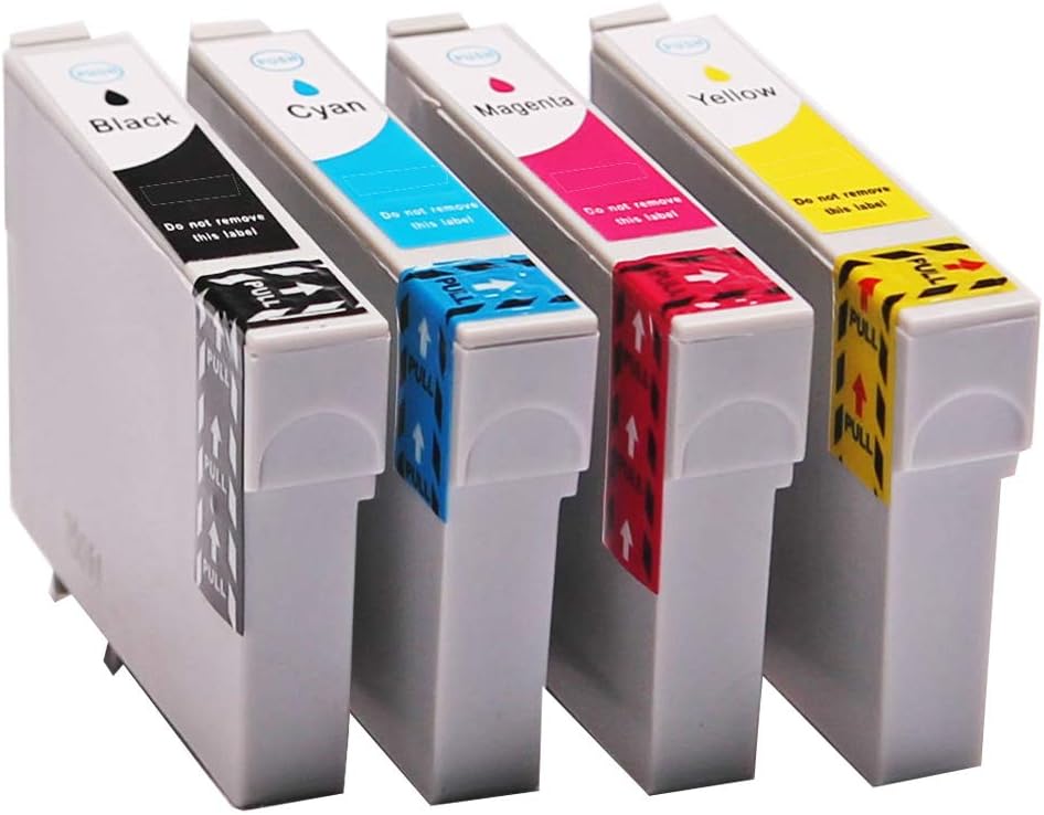 Ink Cartridges Compatible with Epson 502XL C13T02W64010 Binocular Series for Epson Printers Pack of 4