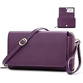 RONSIN Crossbody Bag for Women Wristlet Wallets with RFID Card Small Clutch Purses for Party Prom
