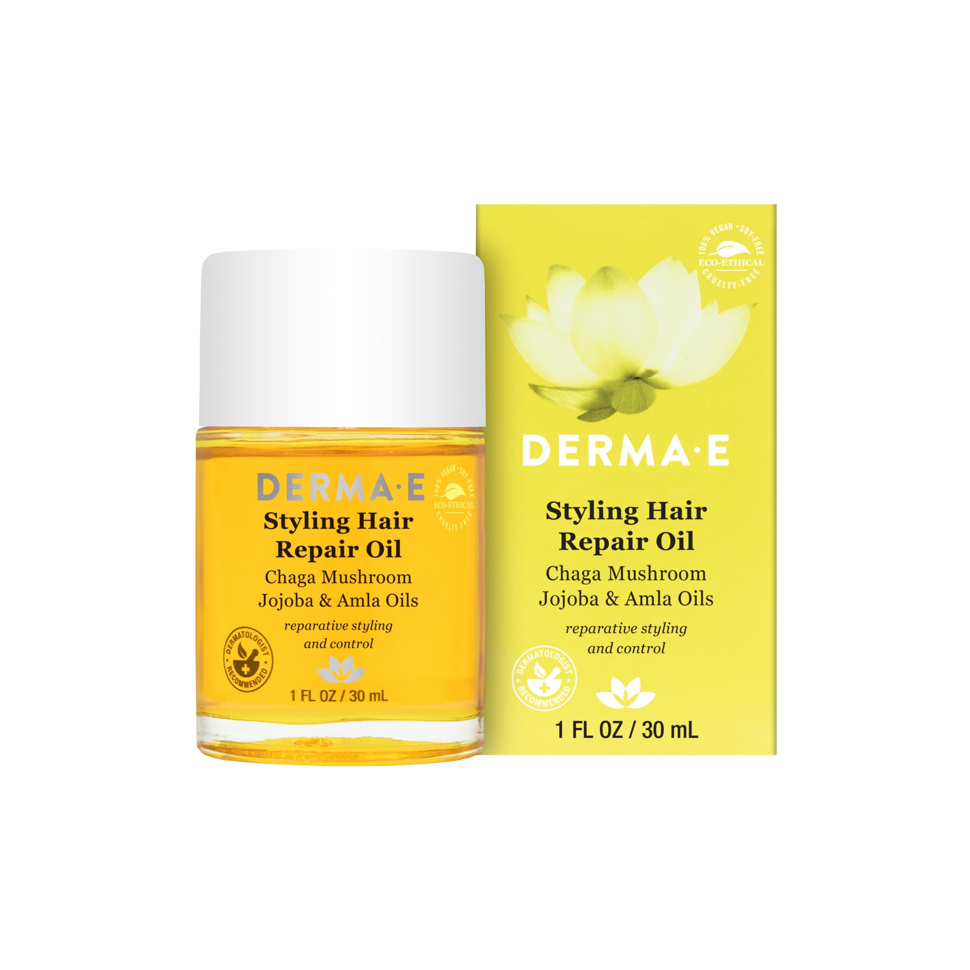 DERMA E Styling Hair Repair Oil 30ml