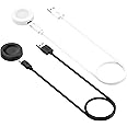Charger for Huawei Watch 4/4 Pro/3/3 Pro/Ultimate/GT3 SE/GT3/GT3 Pro/GT2 Pro/GT2 ECG/GT Cyber/Buds/GT Runner/D Charger (3.3ft) USB Adapter Charge Cord Charging Cable Wire Clip Dock (Black,White)