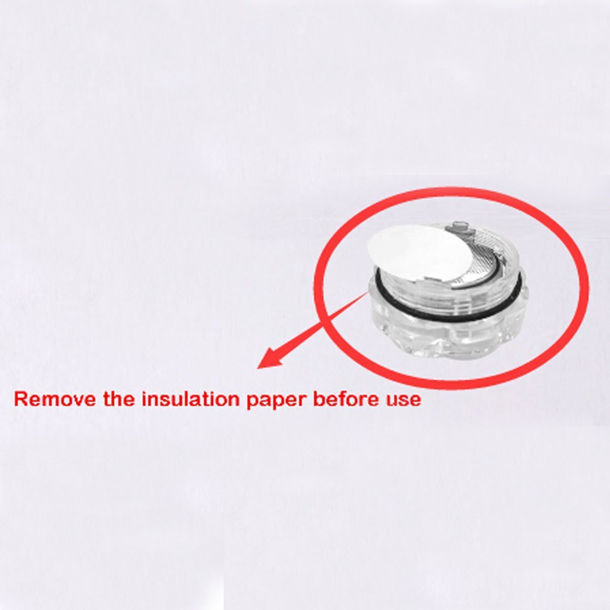 Lumière Sous l\'eau Show lumière d\'ambiance Bougies chauffe-plat avec télécommande pour étang et baignoire ou comme Vase Lampe (blanc froid)