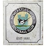 Newcastle United Retro Logo Sign - Multi-colour