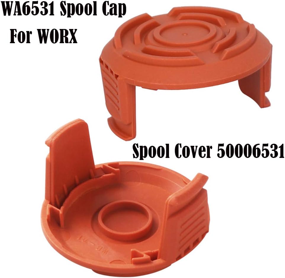 WA0010 Spool, WA0010 Replacement Trimmer Spool for Worx Grass Trimmer Spool Line .065" 10ft - for Worx WG180 WG163 Weed Wacker Eater String with WA6531 GT Spool Cover 50006531 by BOOTOP: Garden & Outdoor