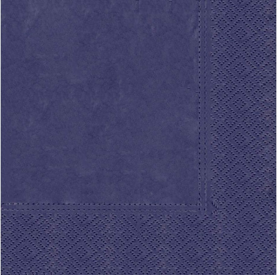 Navy Blue Paper Napkins Quality Decorative Serviettes 3ply 33cm x 33cm