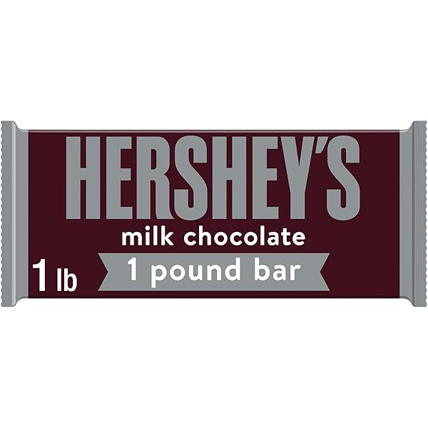 HERSHEY’S MILK CHOCOLATE CANDY GIFT BAR, 1 LB